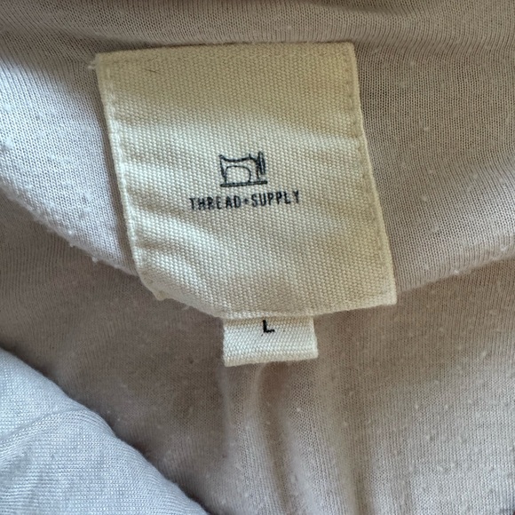 Thread & Supply Cream Quarter Zip Pullover - Picture 3 of 3